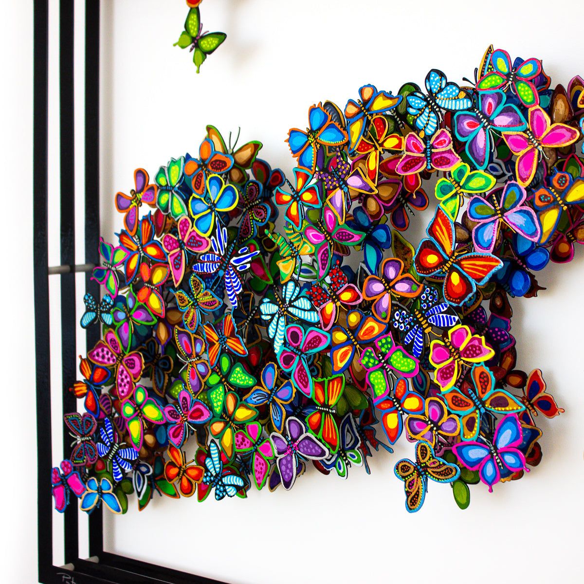 Patricia Govezensky- Original Painting on Cutout Steel "Contemporary ART"