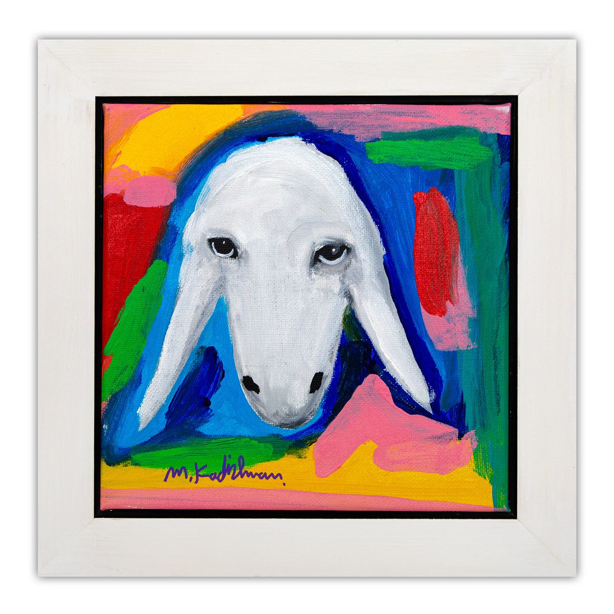 Menashe Kadishman- Original Acrylic on Canvas "Untitled"