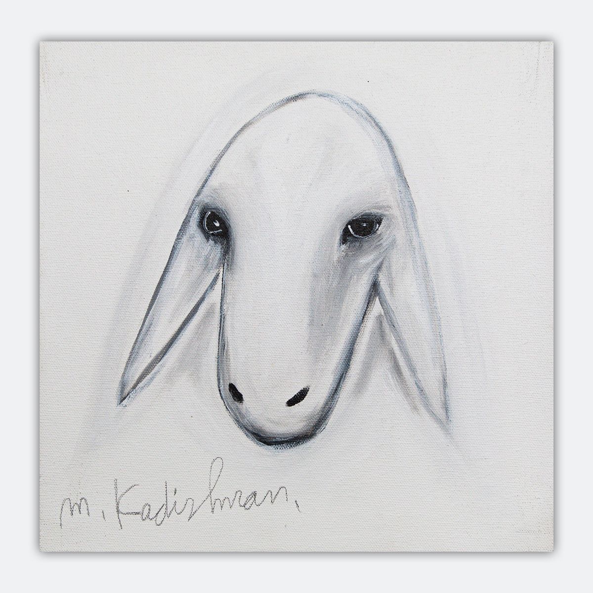 Menashe Kadishman- Original Acrylic on Canvas "Untitled"