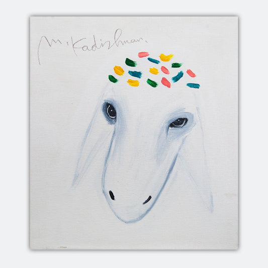 Menashe Kadishman- Original Acrylic on Canvas "Untitled"