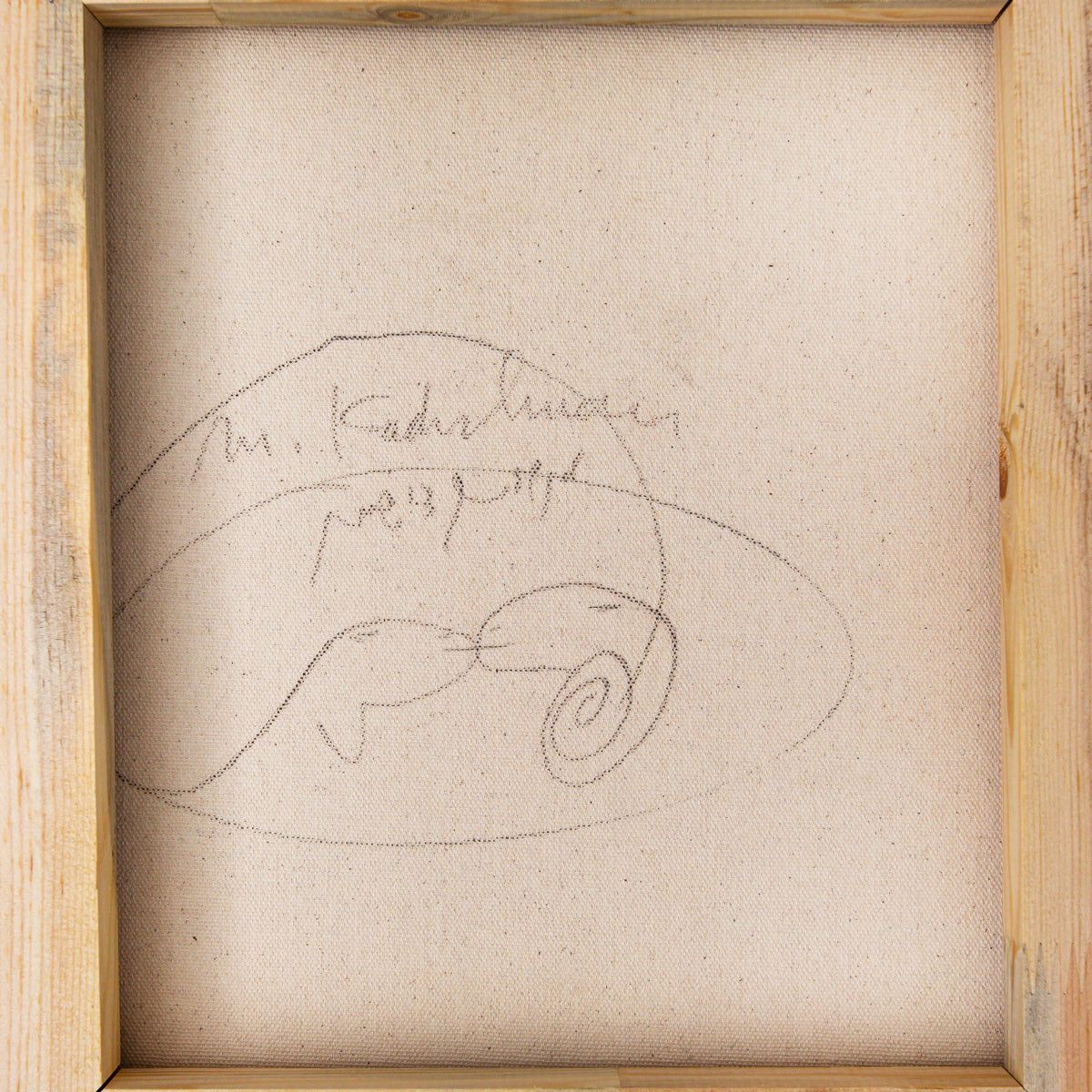 Menashe Kadishman- Original Acrylic on Canvas "Untitled"