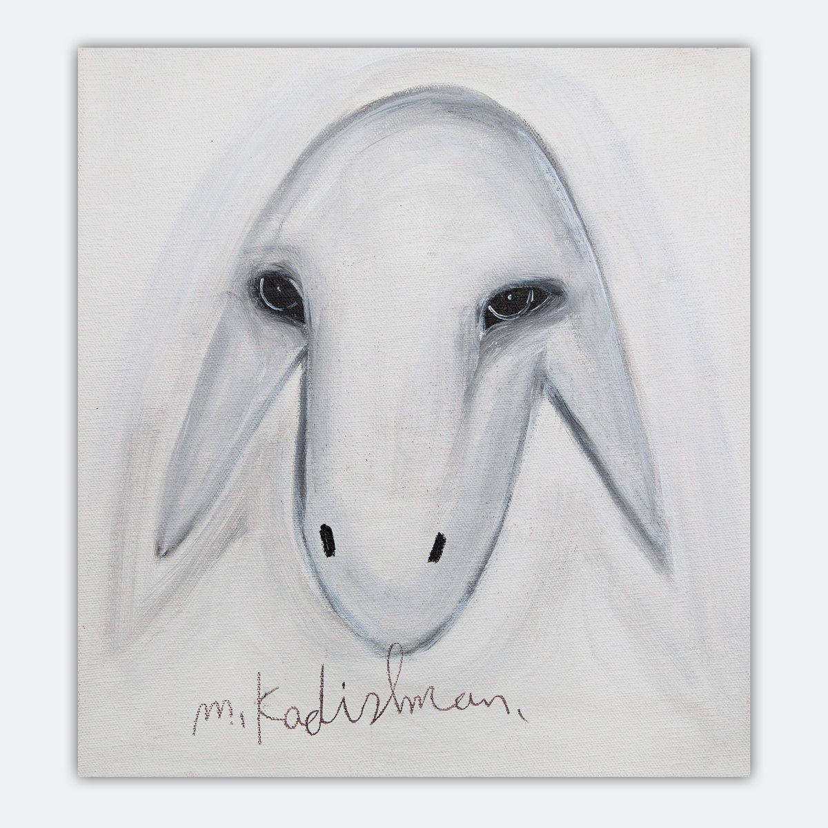 Menashe Kadishman- Original Acrylic on Canvas "Untitled"