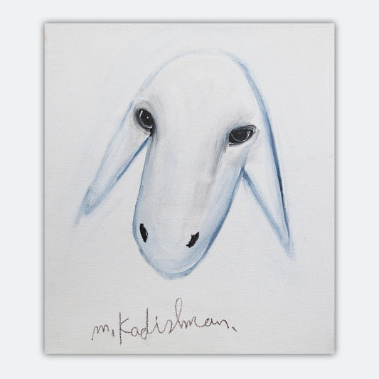 Menashe Kadishman- Original Acrylic on Canvas "Untitled"