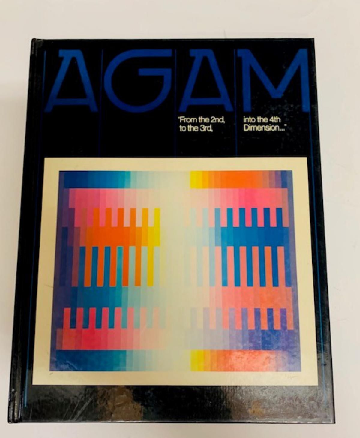 Yaacov Agam- Agam book with drawing