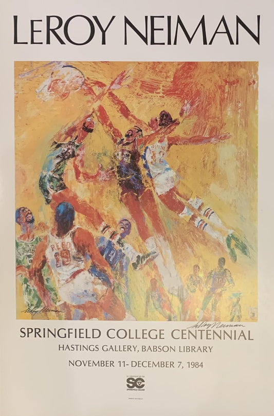 Leroy Neiman- Hand signed offset lithograph "Basketball"