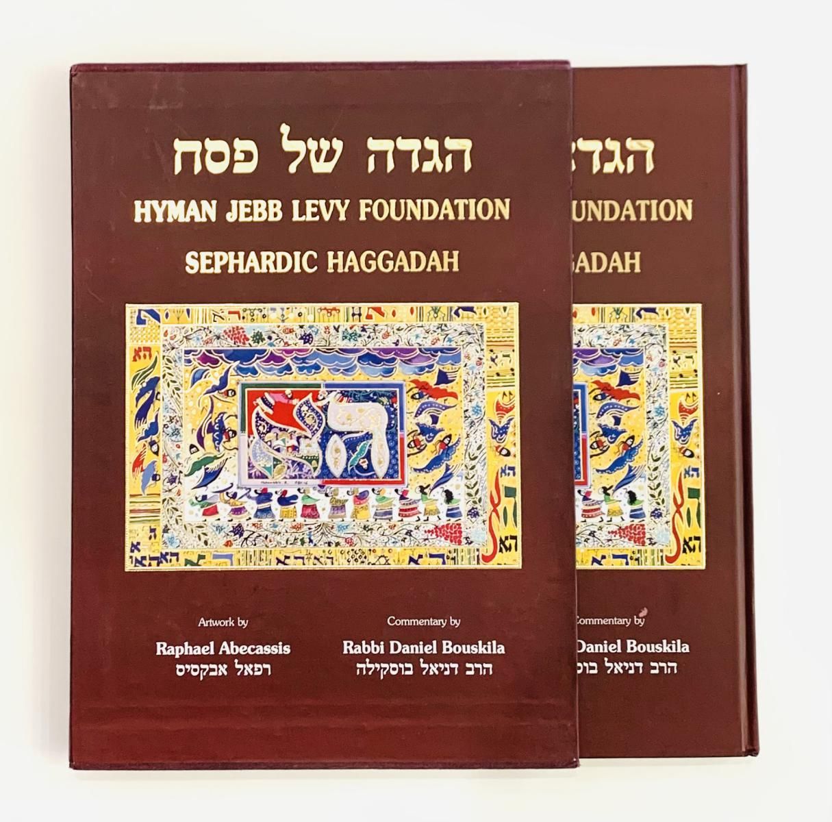 Raphael Abecassis- Hardcover Book.Original one of a kind Hand Drawing