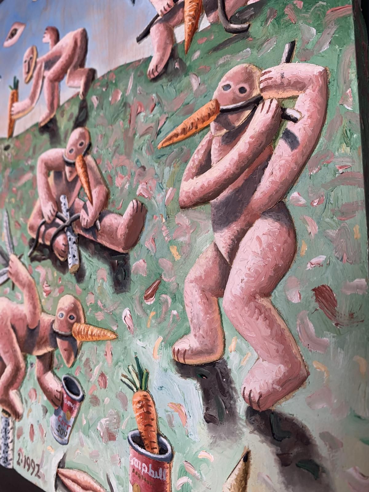 Morgan Bulkeley- Oil on Carved Maplewood (3D)