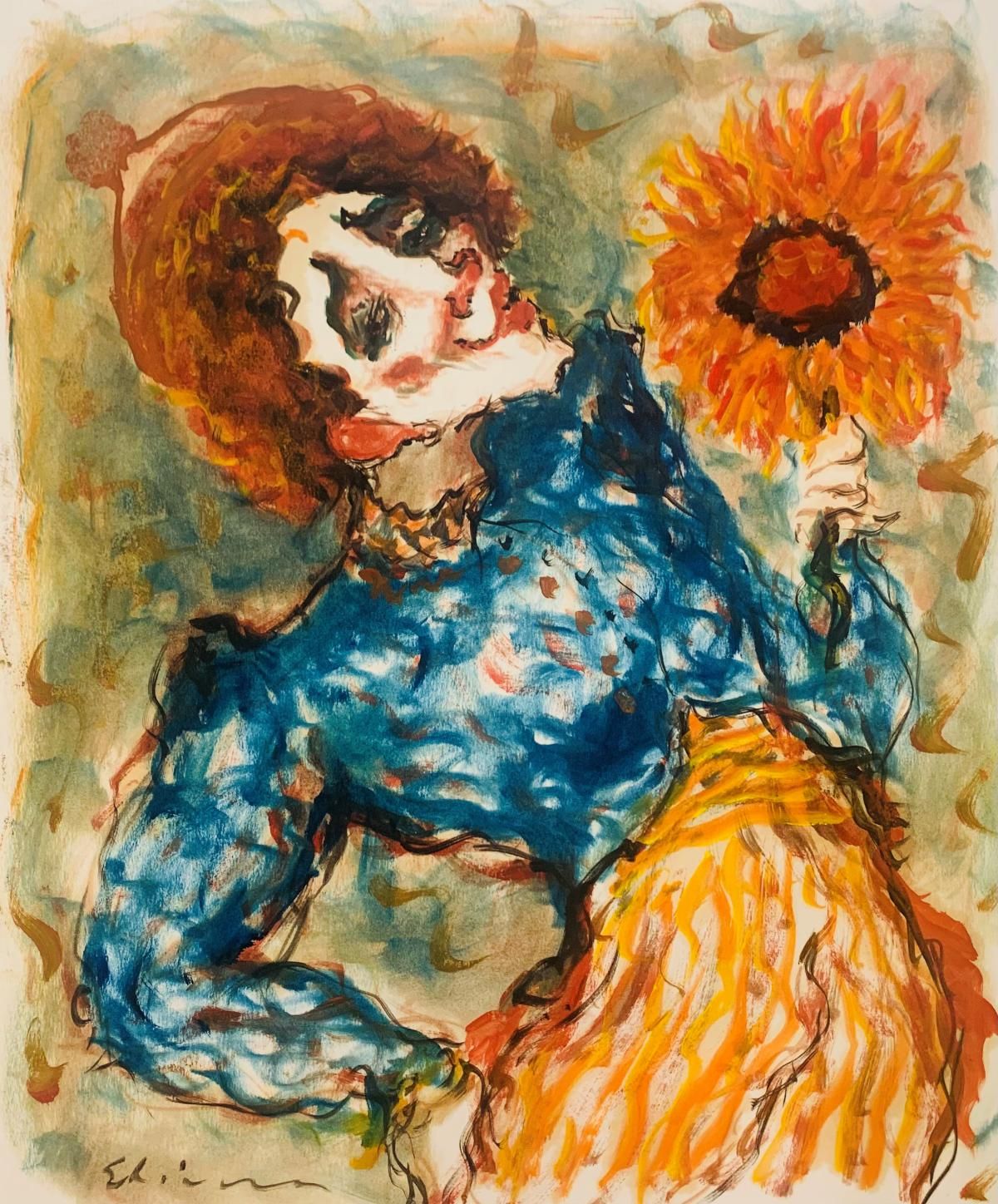 E.R.- Watercolor on paper