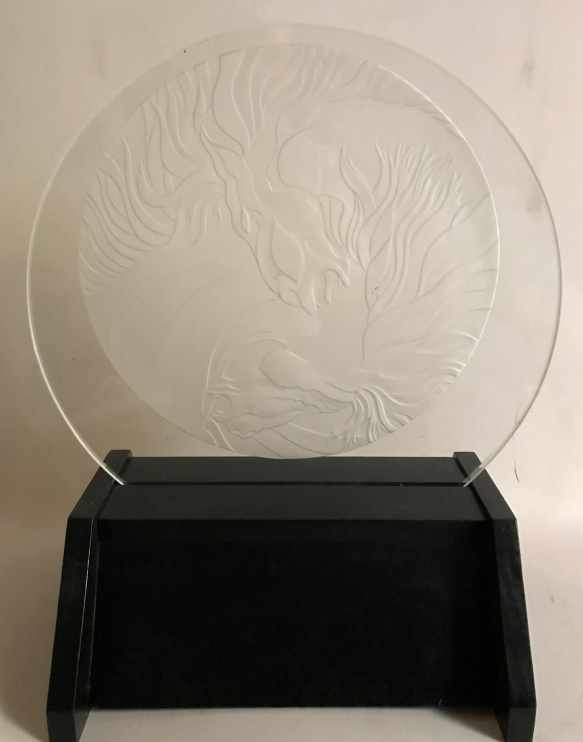 Guillaume Azoulay - Hand sandblasted starfish crystal glass sculpture