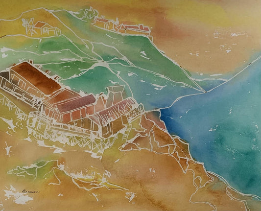 Bramson- Original watercolor on paper