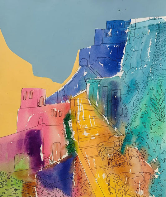 Bramson- Original watercolor on paper