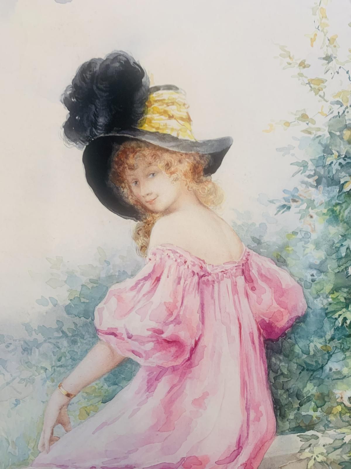 Leon Louis Mahelin- \Watercolor on paper