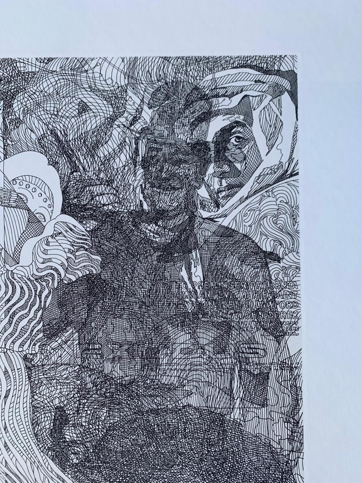 Guillaume Azoulay- Limited edition vintage etching on paper "One"