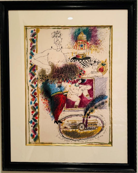 Theo Tobiasse- Lithograph on paper