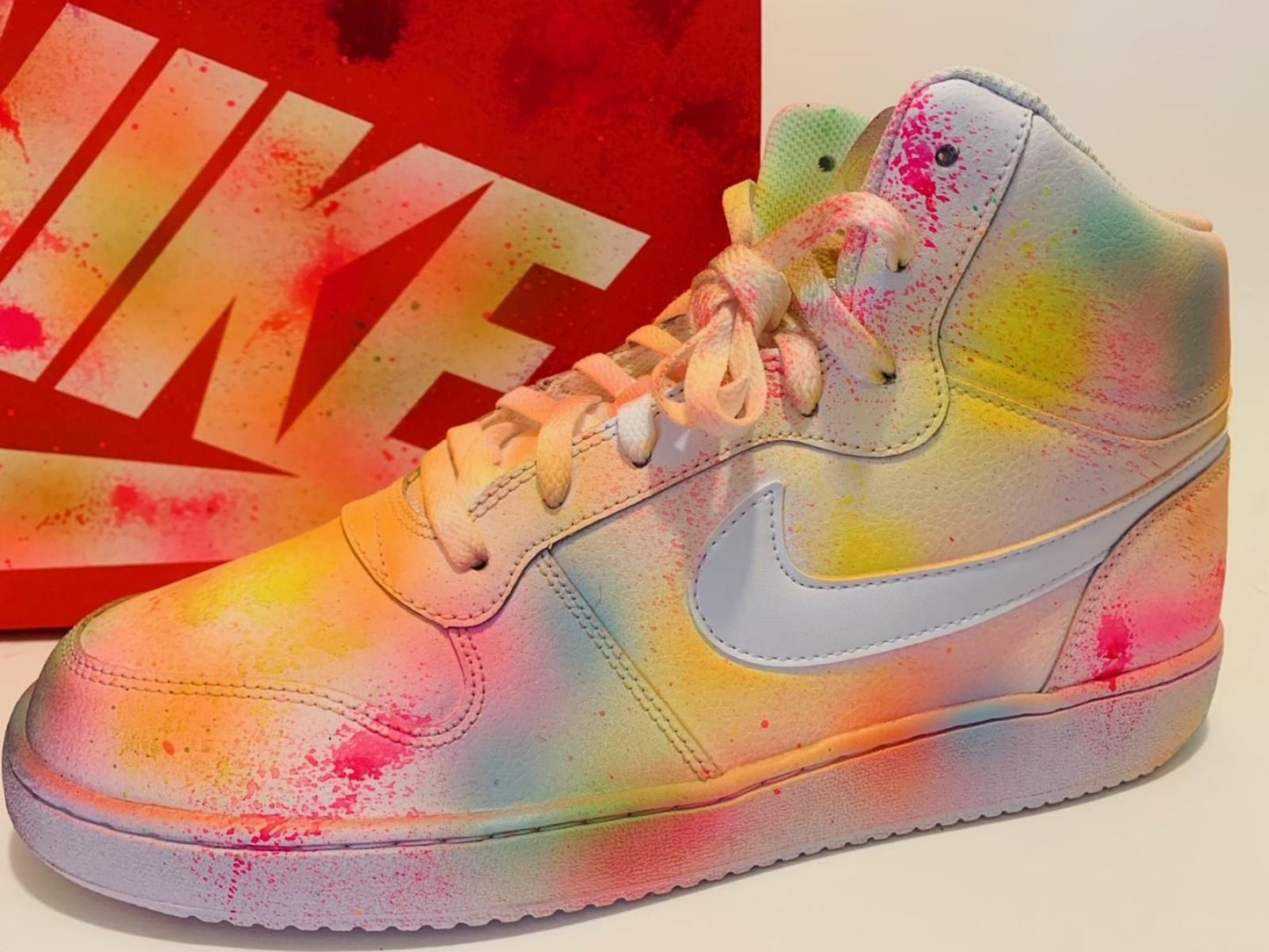 E.M Zax- 1/1 Nike shoes hand painted Size 12