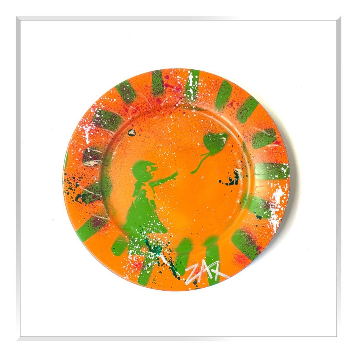 E.M. Zax- Original one of a kind hand painted on ceramic