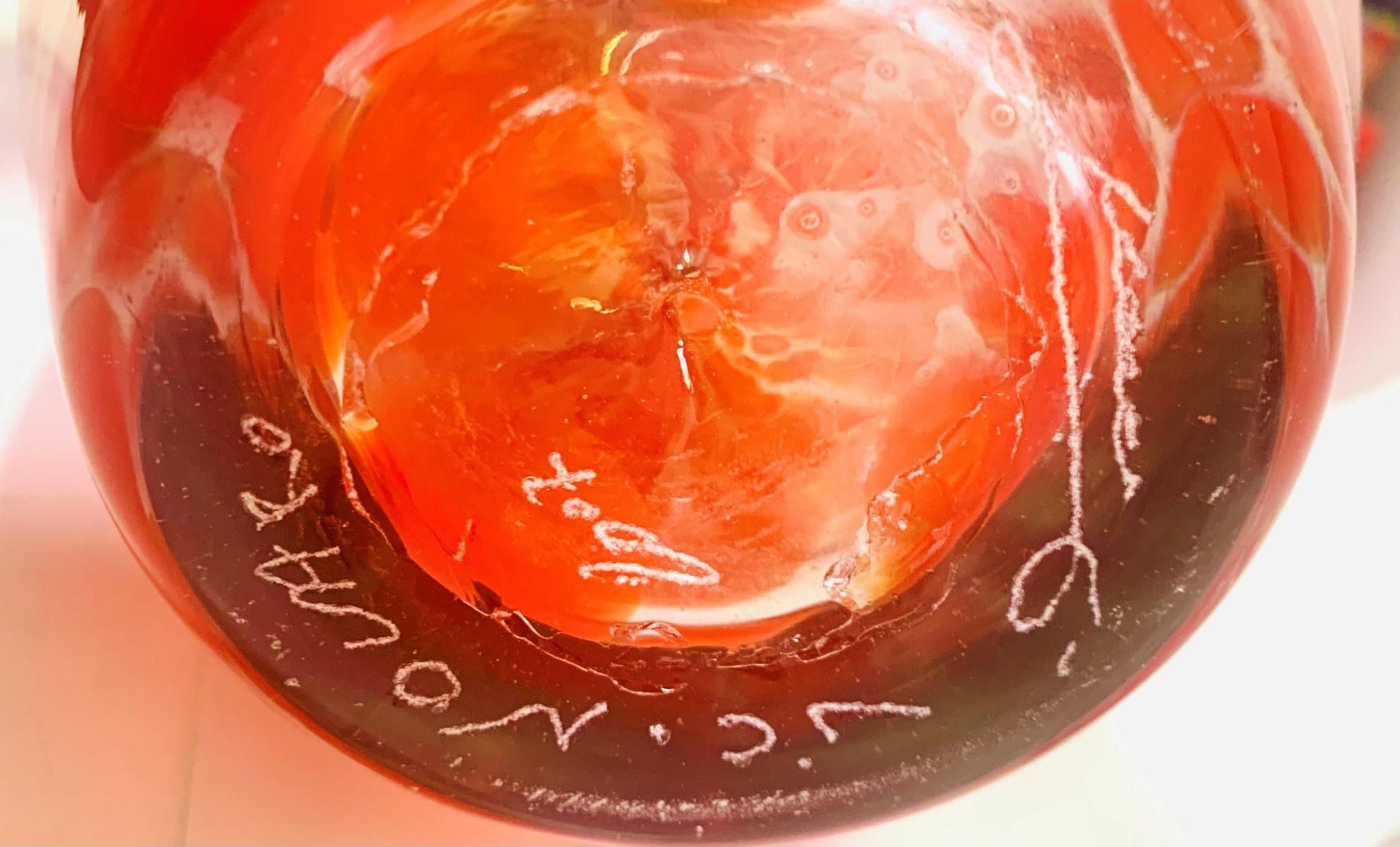 Jean Claude Novaro- Hand blown glass sculpture