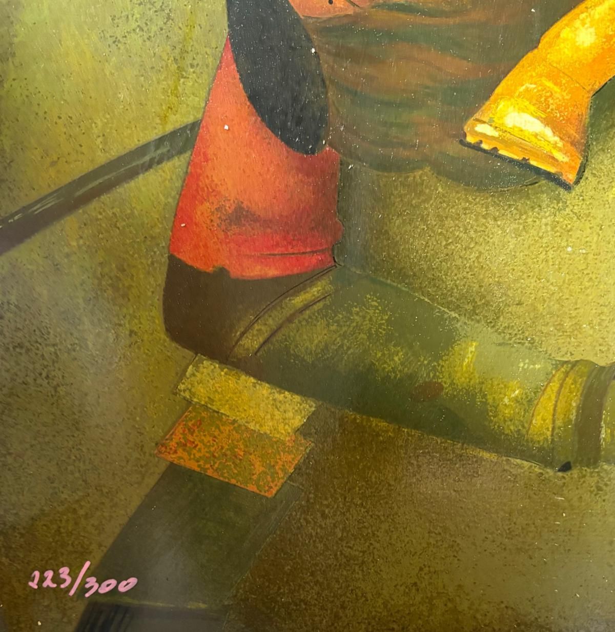 Mihail Aleksandrov- Limited edition Serigraph "The Rider"