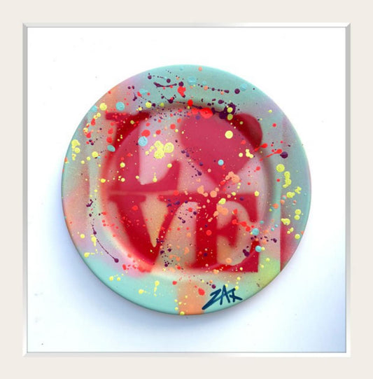 E.M Zax- 1/1 hand painted on ceramic