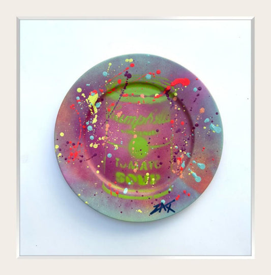 E.M Zax- 1/1 hand painted on ceramic