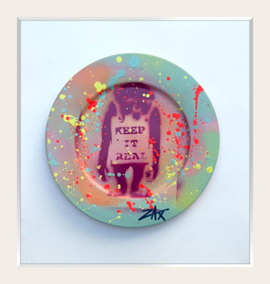 E.M Zax- 1/1 hand painted on ceramic