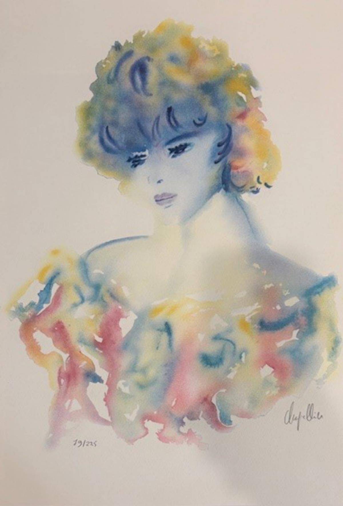 Cecile Chapellier- Complete suite of 12 Lithographs on paper