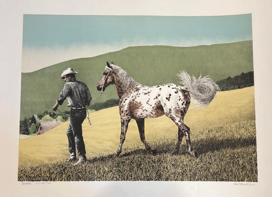 Mel Hunter- Lithograph on paper