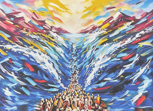 Shem Tov- Giclee on Paper "Exodus"