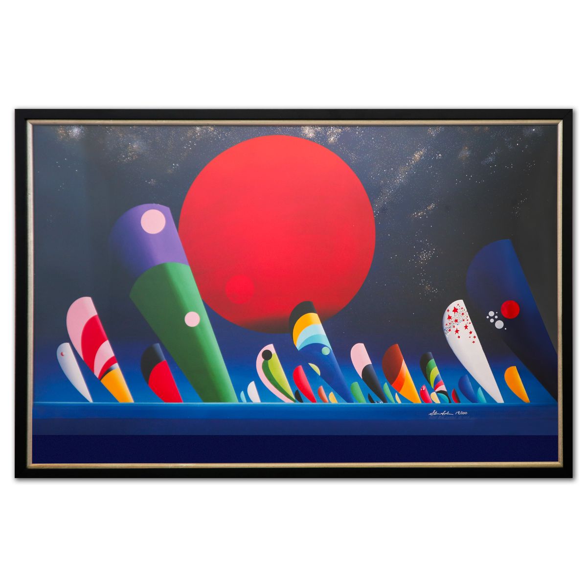 Stan Solomon- Serigraph "Sunday Sail"