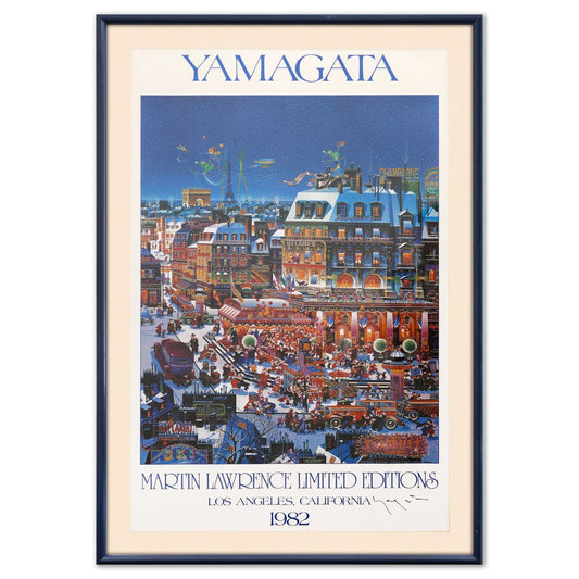 Hito Yamagata- Offset Lithograph "Los Angeles California"