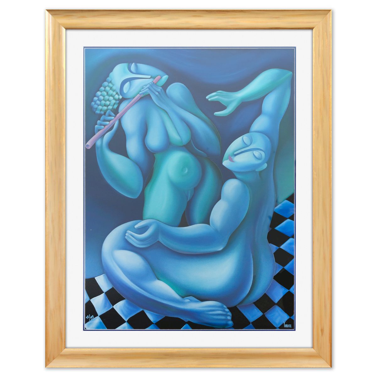 Yuroz- Serigraph "May I Touch Your Music"