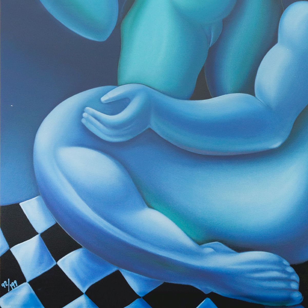 Yuroz- Serigraph "May I Touch Your Music"