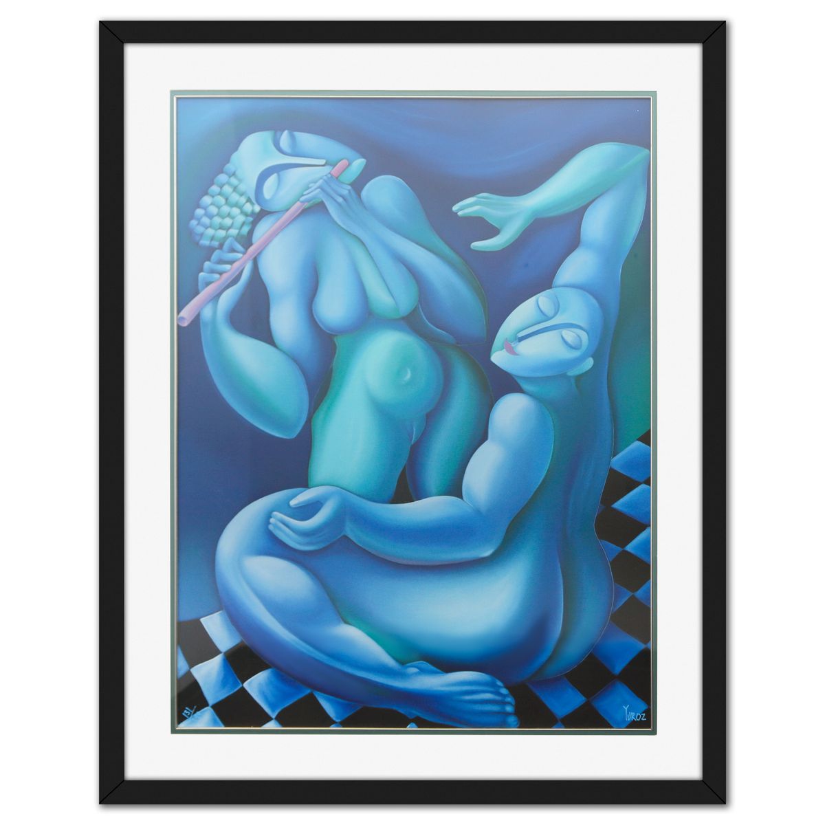 Yuroz- Serigraph "May I Touch Your Music"