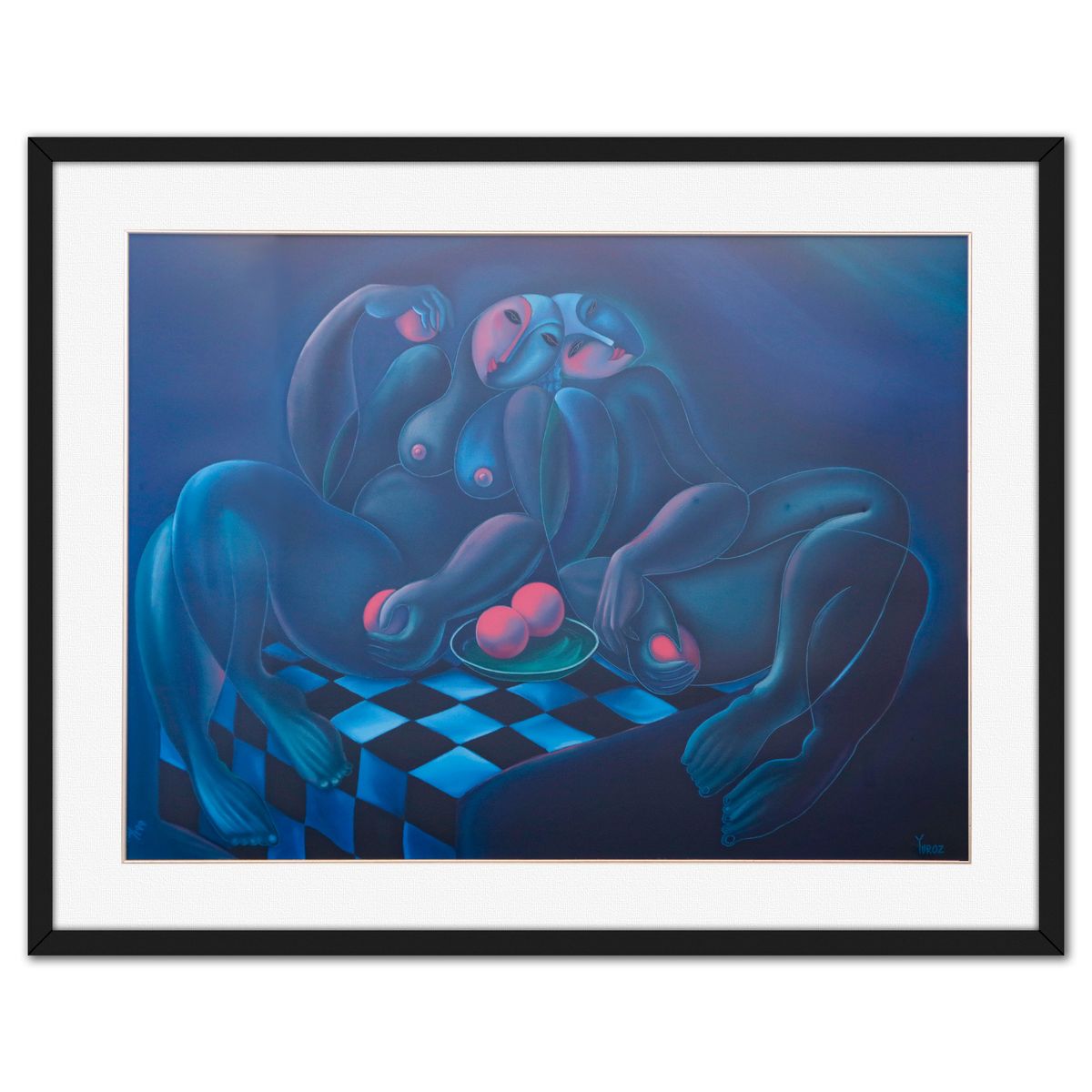 Yuroz- Serigraph "Lovers"