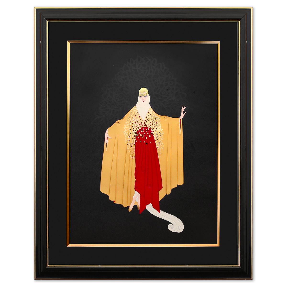 Erte- Serigraph on Paper "Paris Days and Nights"
