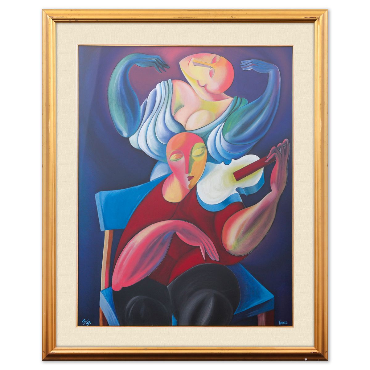 Yuroz- Serigraph "The White Violin"