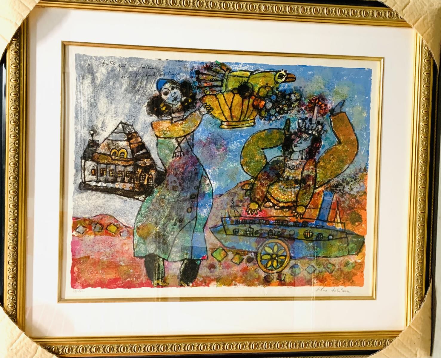 Theo Tobiasse- Original Lithograph on paper