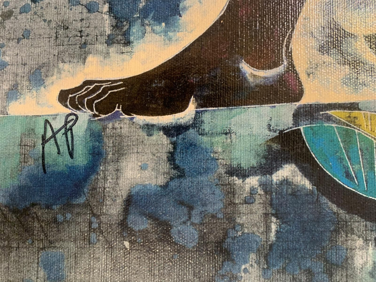 Lu Hong- Serigraph on canvas