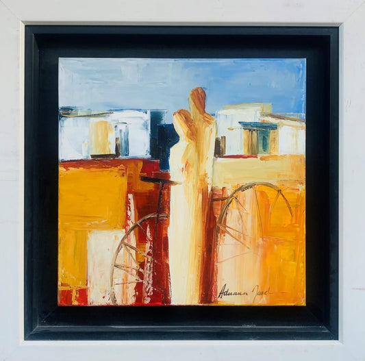 Adriana Naveh - Original painting on canvas  "Couple "