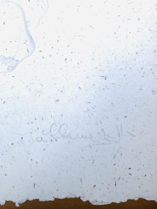 Guillaume Azoulay - Unique cast paper wall sculpture  "Chevalier"