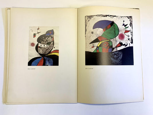 Joan Miro- Refrance Book with many color lithographs inside