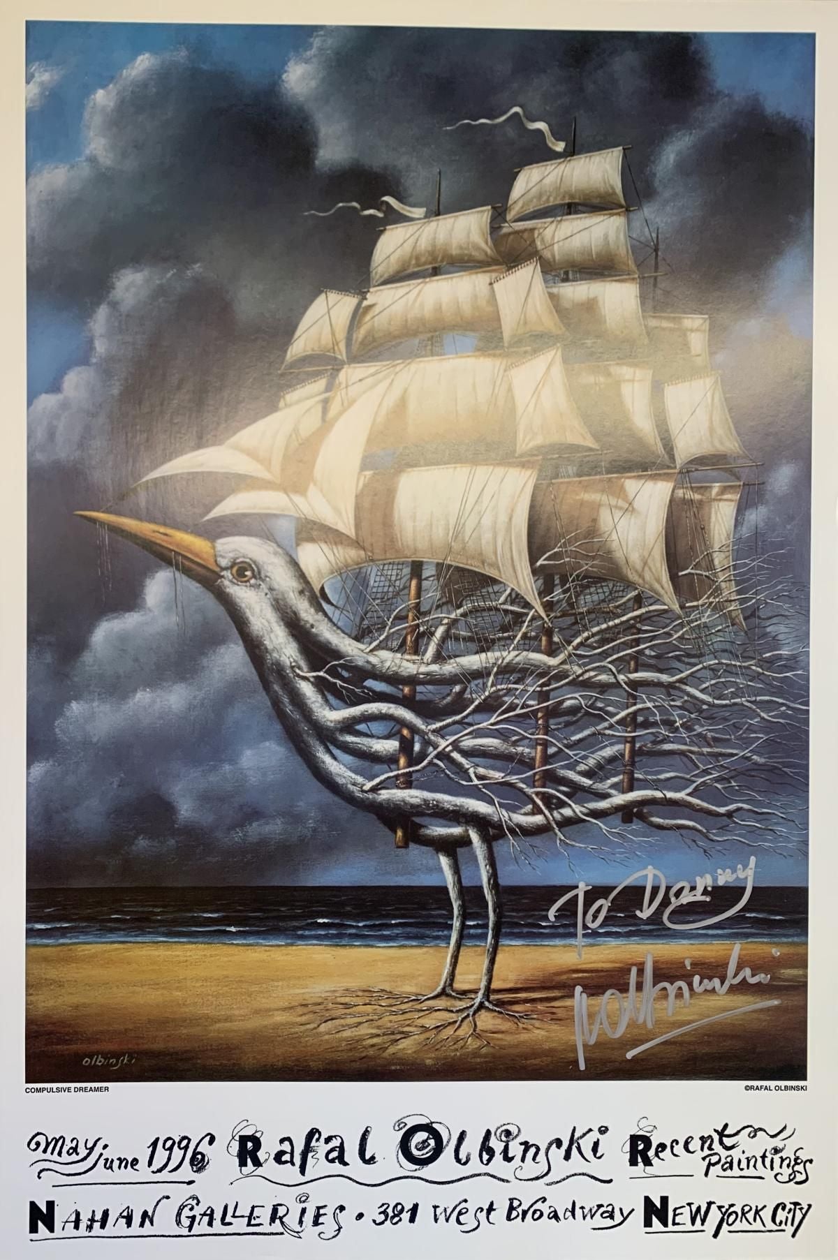 James Coignard , Rafal Olbinksi , Theo Tobiasse- Collection of 5 hand signed posters