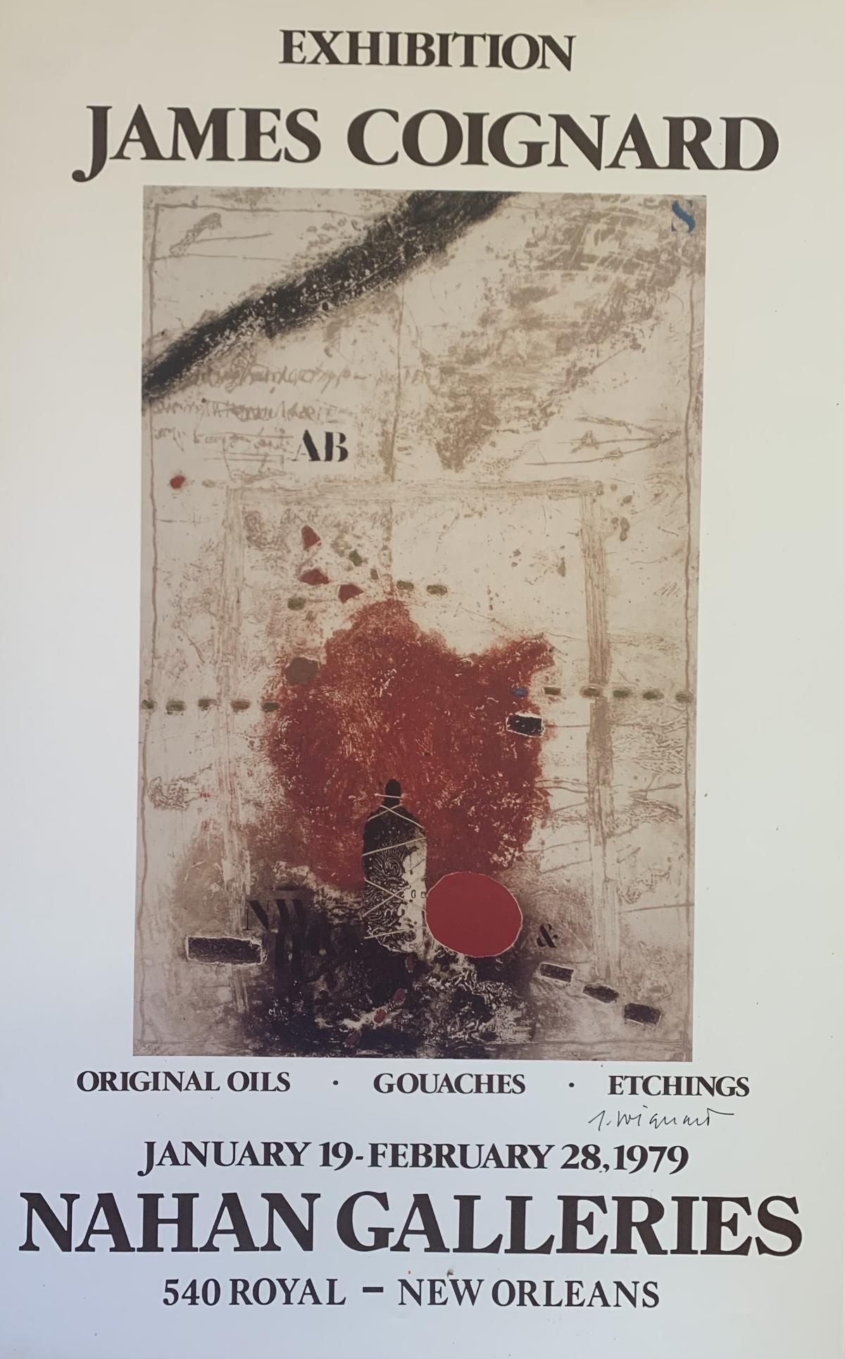 James Coignard , Rafal Olbinksi , Theo Tobiasse- Collection of 5 hand signed posters