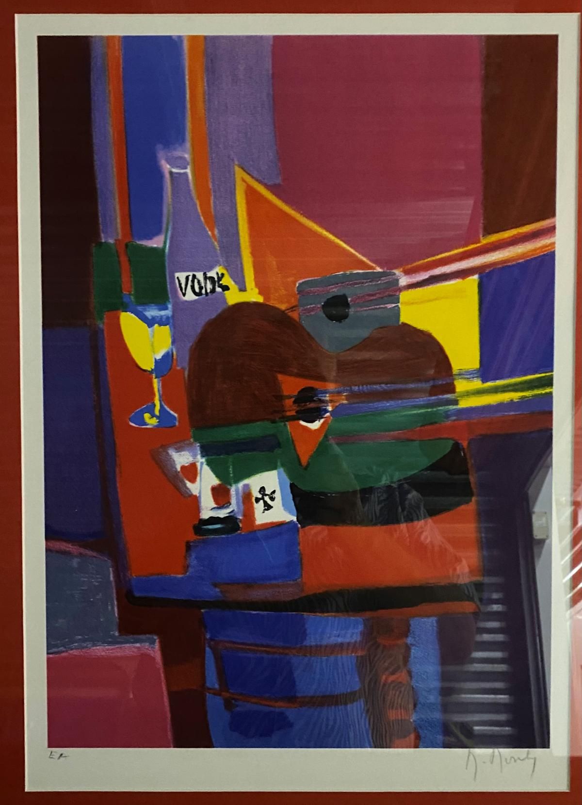 Marcel Mouly- Original hand signed and numbered lithograph on paper