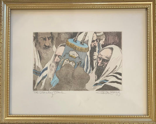 Charles Bragg- Dedicated etching on paper