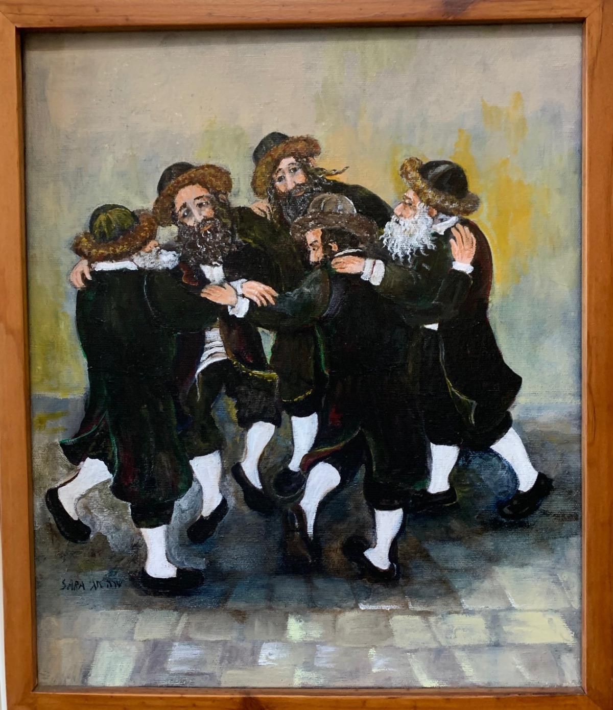 Sara Chagi- Hand Embellished on canvas