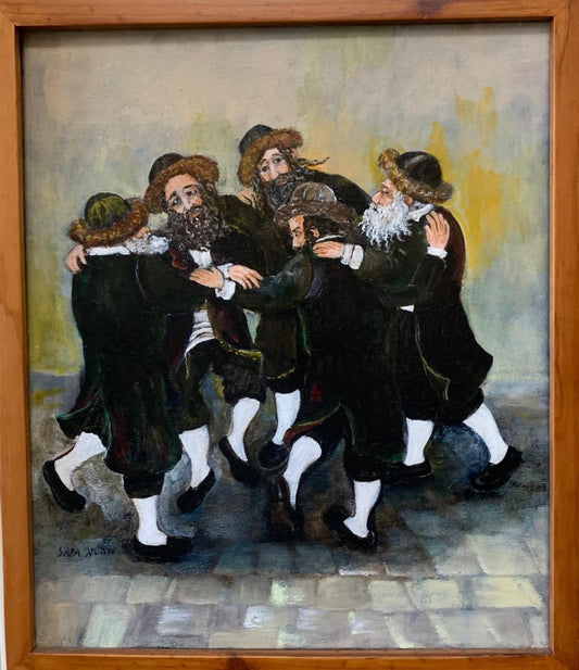 Sara Chagi- Hand Embellished on canvas