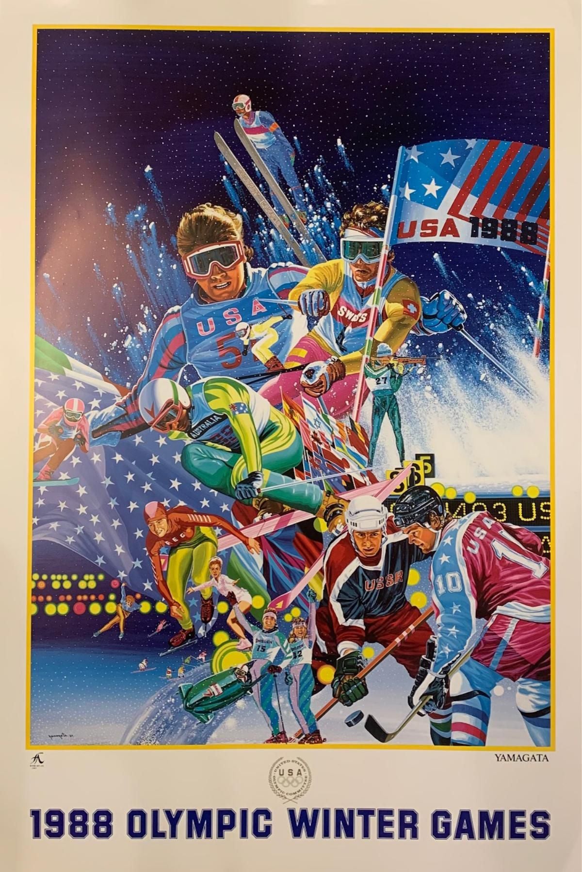 Hiro Yamagata- Offset Lithograph on paper