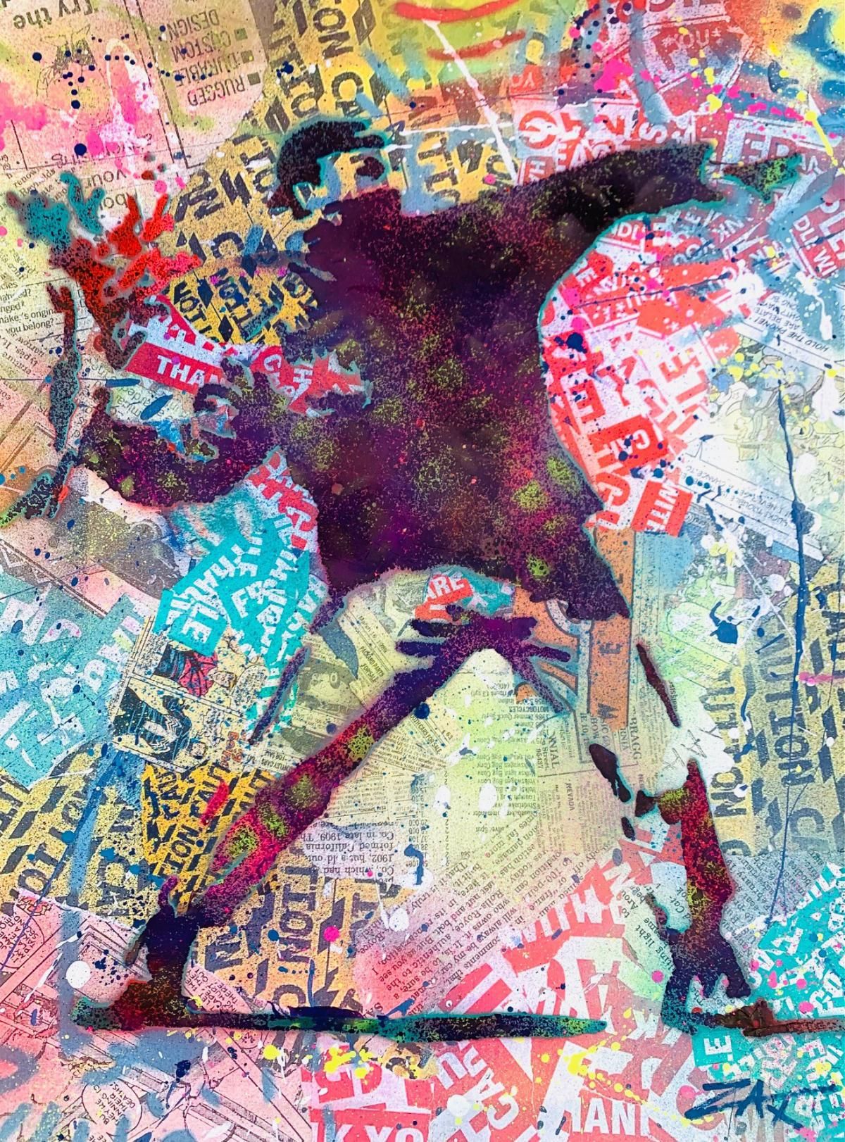 E.M. Zax- 1/1 Mixed Media unique on paper