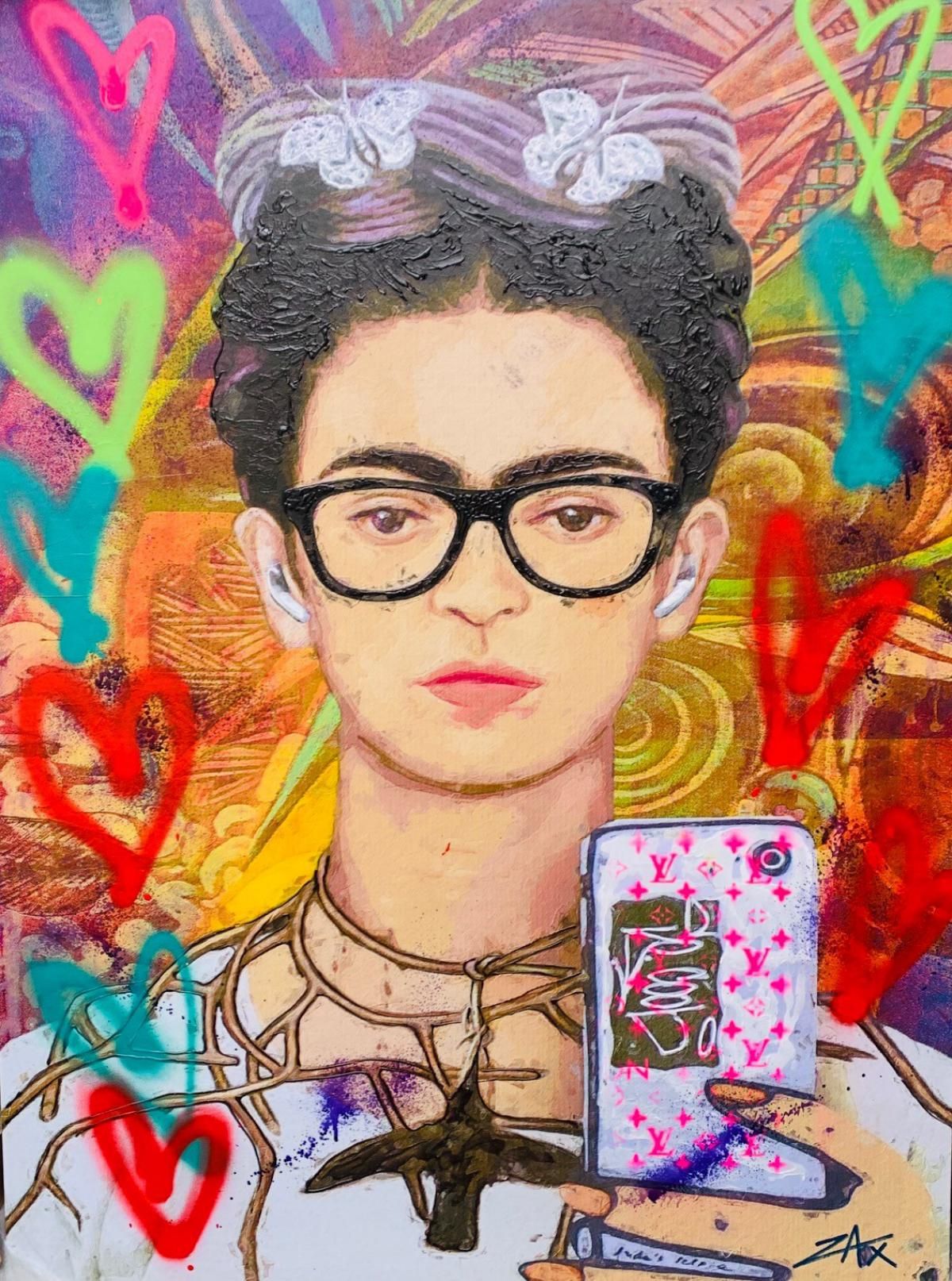 E.M. Zax- 1/1 Mixed Media unique on canvas